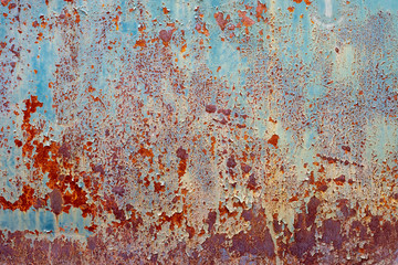 Vintage Rusty Light Blue Background