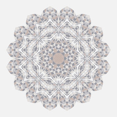 Mandala. Ethnicity round ornament. Ethnic style. Elements for invitation cards, brochures, covers. Oriental circular pattern. Arabic, Islamic, moroccan, asian, indian native african motifs.

