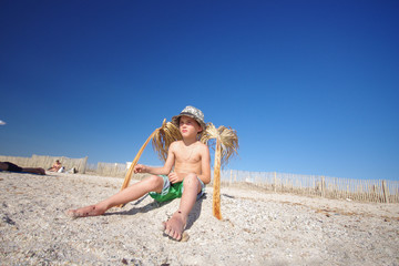Fototapeta premium détente à la plage - farniente
