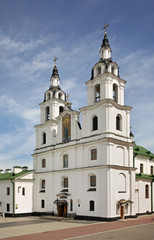 Fototapeta na wymiar Holy Spirit Cathedral in Minsk. Belarus
