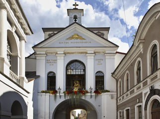 Our Lady of Gate of Dawn chapel in Vilnius. Lithuania
