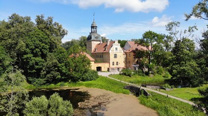 Fototapeta na wymiar The Lielstraupe Castle in Latvia