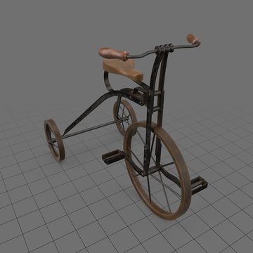 Antique tricycle