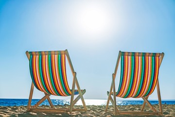 Beach Chairs on the Coast