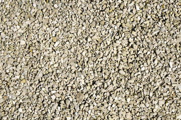 Gardens background - limestone chippings