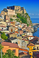 Fototapeta na wymiar The city of Scilla in the Province of Reggio Calabria, Italy
