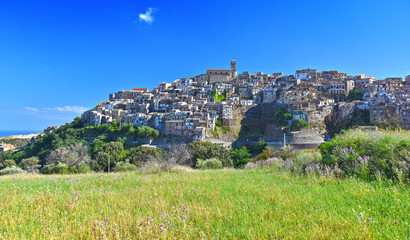 Obraz premium The village of Badolato, Calabria, Italy