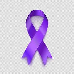 Stock vector illustration purple ribbon EPS10 - 212785563
