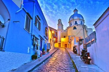 Architecture of Procida Island, Campania, Italy