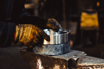forged product at the forge