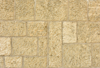 Stone wall. Brick texture. Old facade.