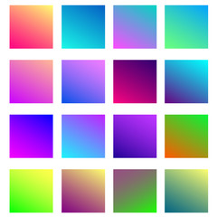 Abstract Creative concept vector multicolored blurred background set. For Web and Mobile Applications, art illustration template design, business infographic and social media, modern decoration. 