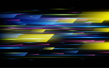 High speed. Hi-tech. Abstract technology background. Vector illustration