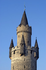 Fototapeta na wymiar Adolfsturm in der Burg Friedberg