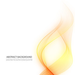 Naklejka premium Smooth transparent wave background
