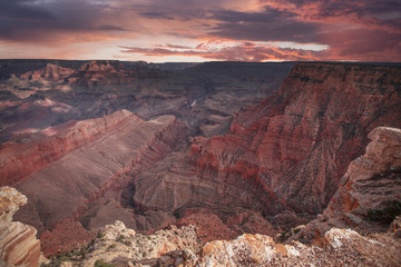 Fototapeta na wymiar Grand Canyon aerial view.