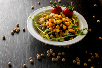 turkish chickpeas with tomatoes