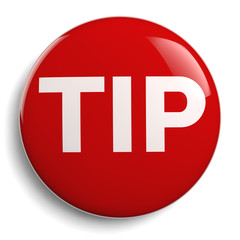 Tip Red Symbol Icon Isolated