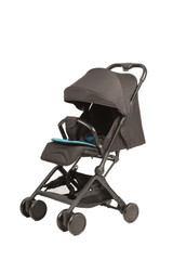 A stroller on a white background, modern design.