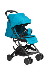 A stroller on a white background, modern design.
