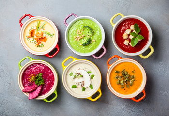 Vegetable cream soups