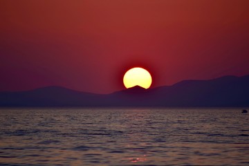 Fototapeta premium Sunset in Croatia