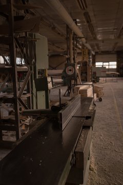 Vintage machine in workshop