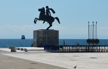 monument to Alexander the Macedonian in Thessaloniki
