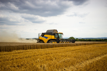 Obraz premium Landmaschine Mähdrescher