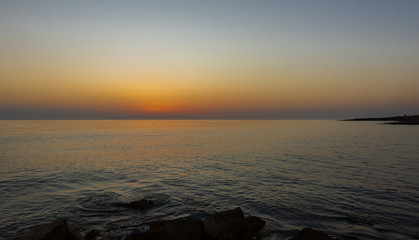 Ostuni, alba a Rosa Marina