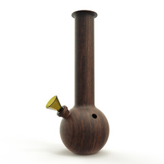 3d render of a bong isolated on white background