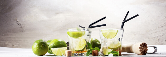 Lemon Fruit Lime Caipirinha of Brazil