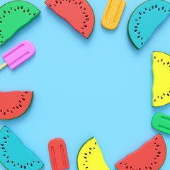 Summer Theme 3D Style