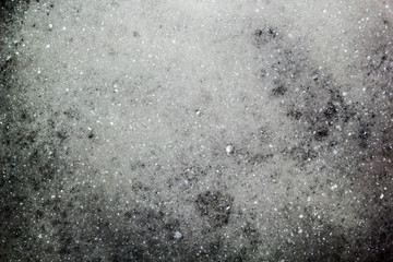 A background of soapy foam.