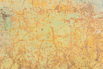 Obraz premium Wall fragment with scratches and cracks