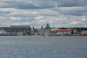 Kalmar city from the sea © Maria