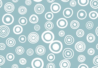 Seamless circles pattern. Vector repeating texture.