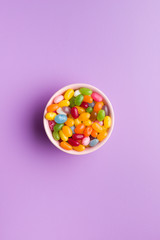 Fototapeta na wymiar Sweet jelly beans.