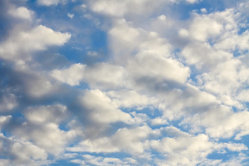 Summer sky with clouds
