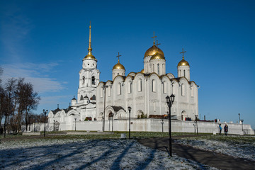 Fototapeta na wymiar Assumption Cathedral in Vladimir. Golden Ring of Russia