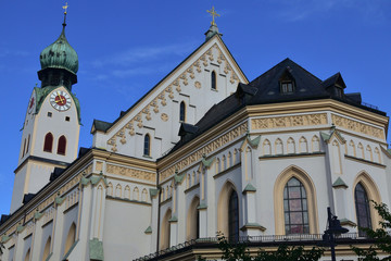 Fototapeta na wymiar Stadtpfarrkirche St. Nikolaus