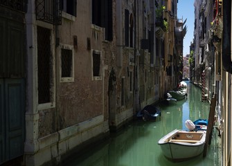 Fototapeta na wymiar Canal de Venecia