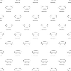 Evaporating dish icon in outline style isolated on white background vector illustration