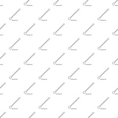 Stirring rodicon in outline style isolated on white background vector illustration