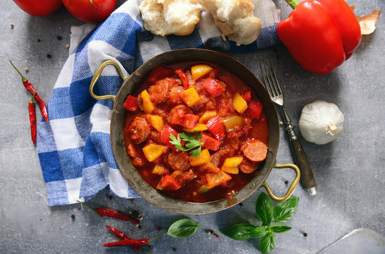 Traditional Hungarian dish - letcho