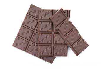 Chocolate isolated on white