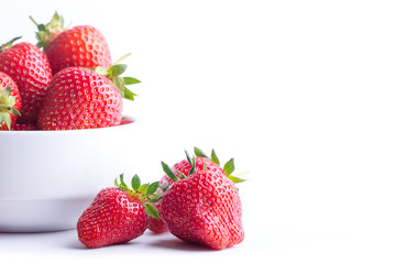 Strawberry isolated on white background. Clipping Path
