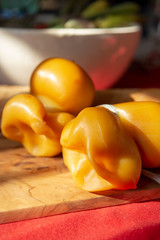 Smoked Fresh South Italian traditional cow or cow and sheep semi-soft cheese Scamorza ready to eat