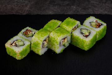 Japanese roll with eel