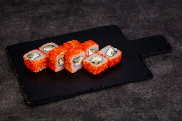 Japanese roll with prawn